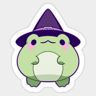 Little Frog Witch | Halloween Sticker